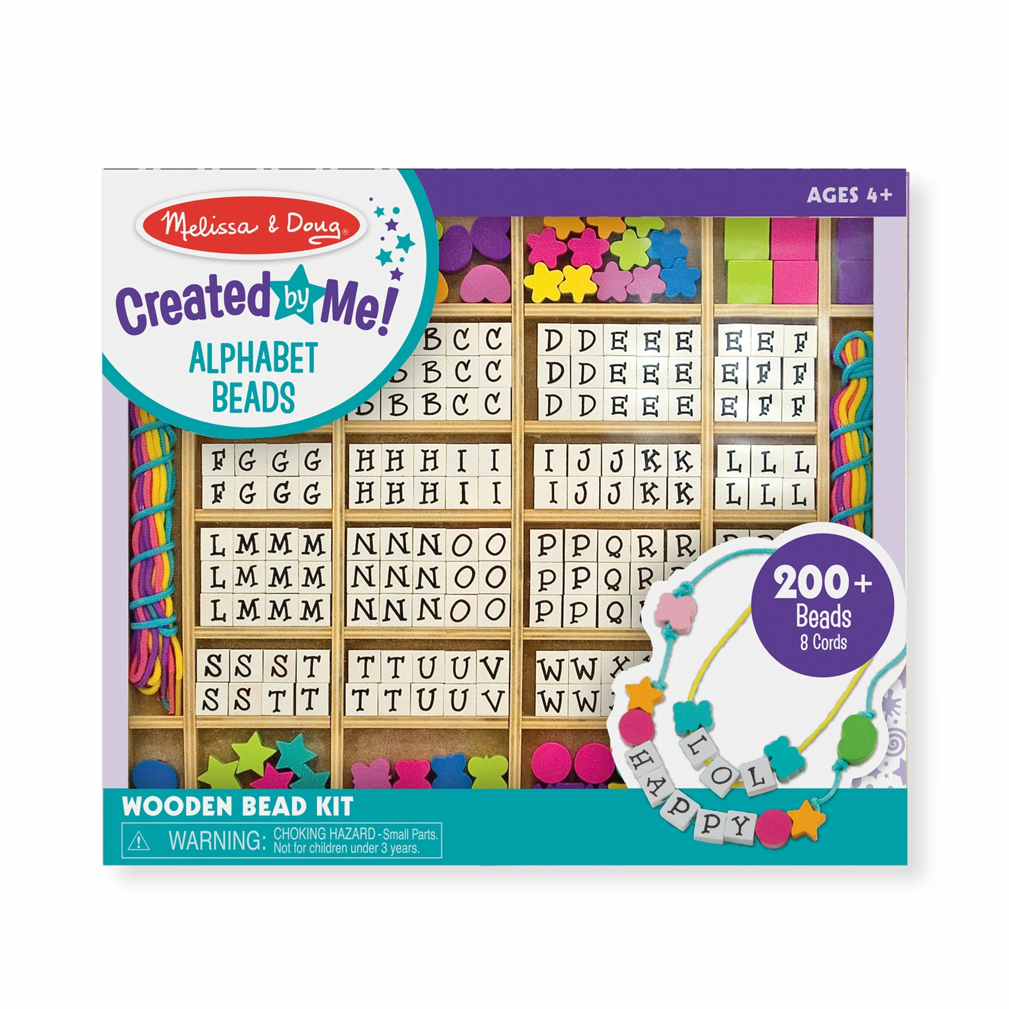 Melissa & Doug Wooden Stringing Beads - Image 4