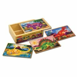 Melissa & Doug Dinosaurs Puzzles In A Box