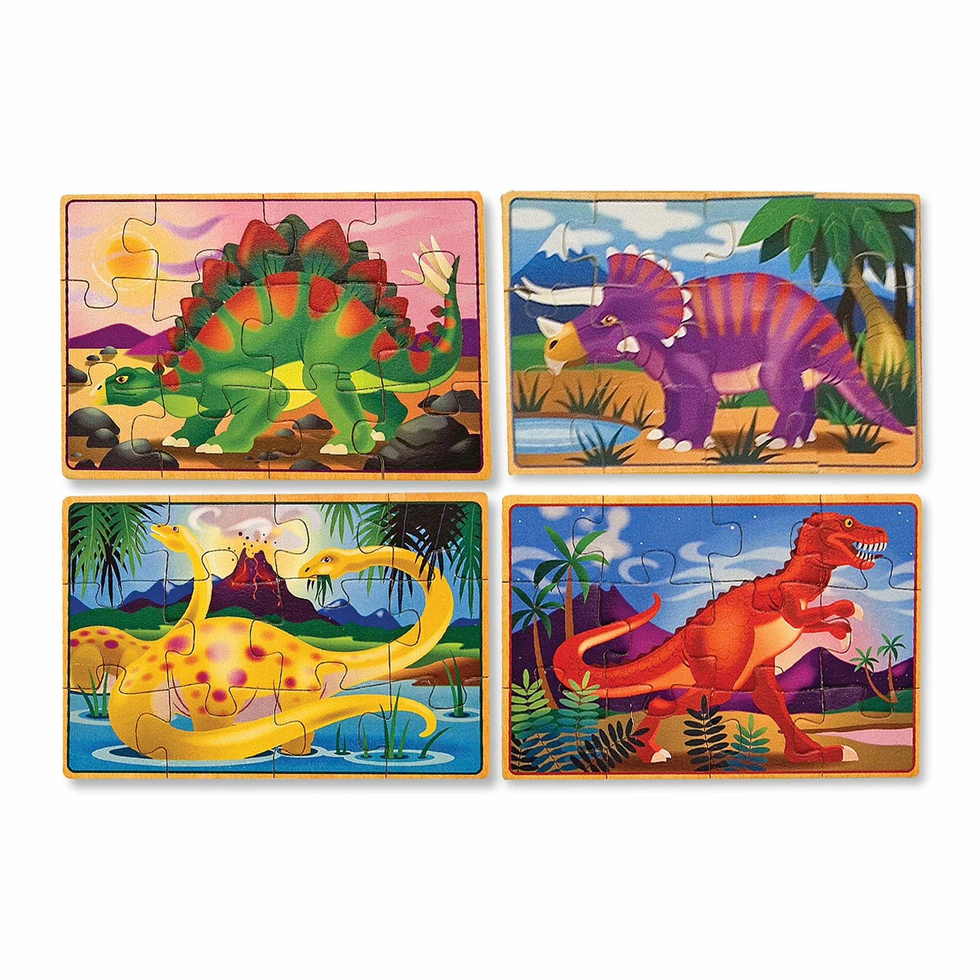 Melissa & Doug Dinosaurs Puzzles In A Box - Image 4
