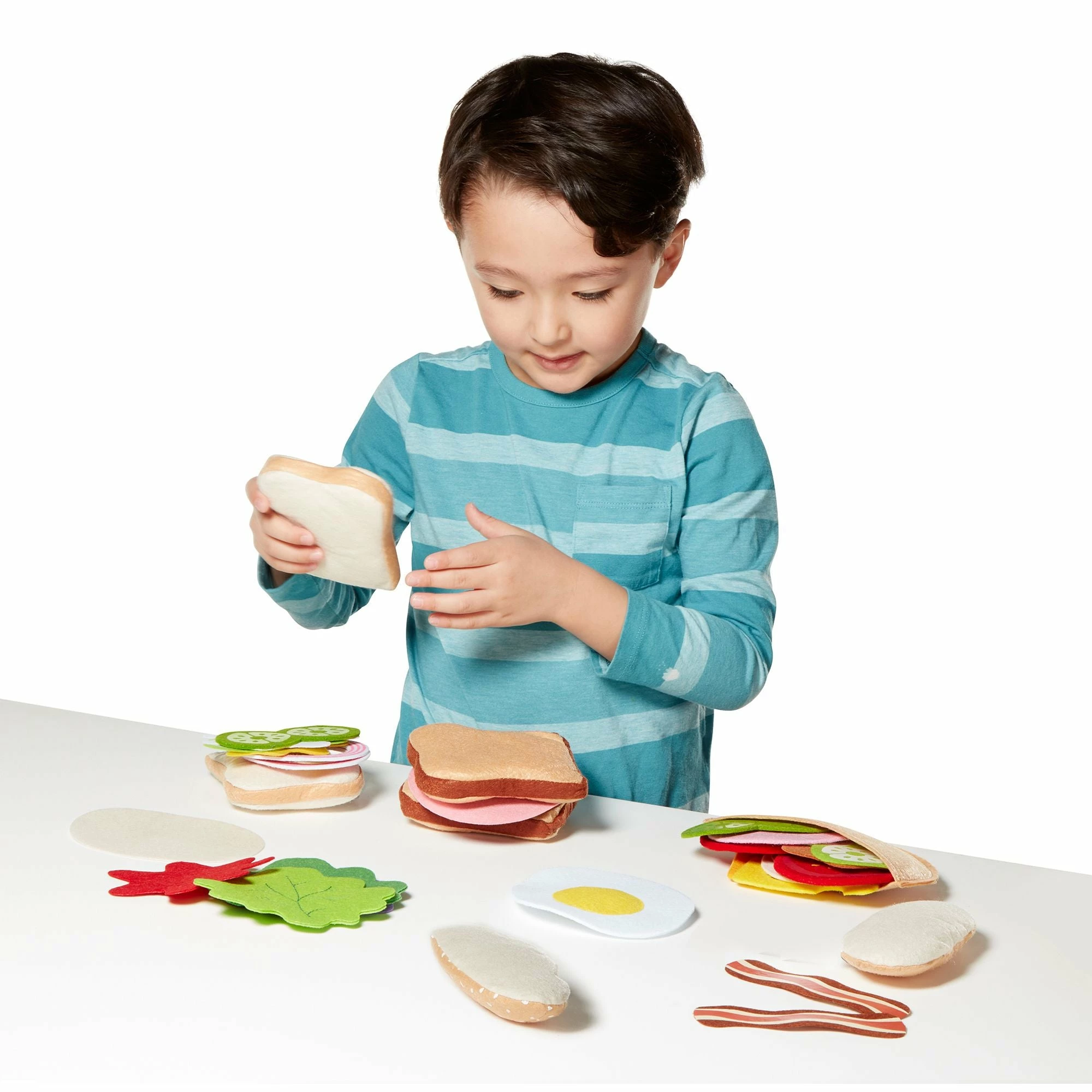 Melissa & Doug Felt Food Sandwich Set - Image 4