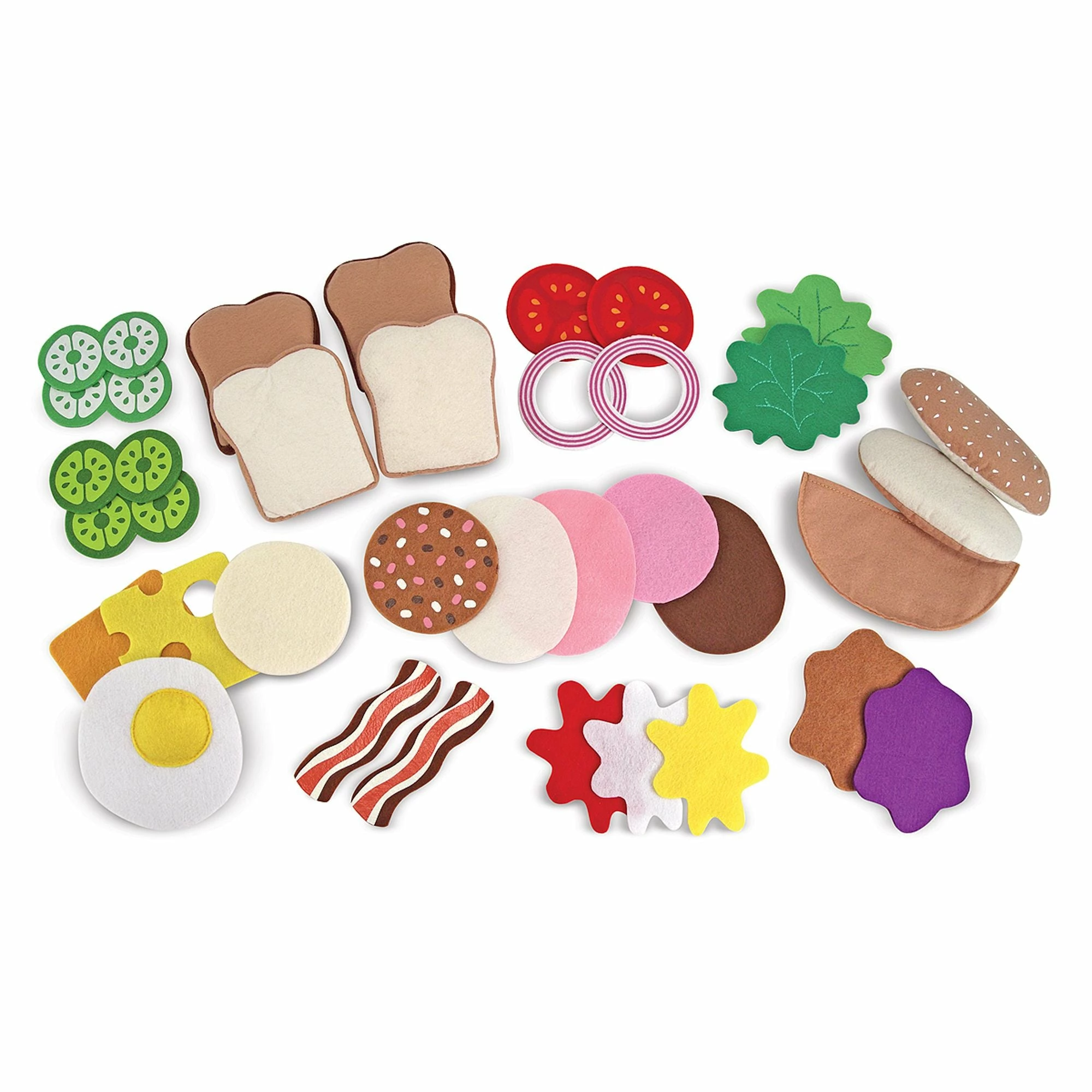 Melissa & Doug Felt Food Sandwich Set - Image 5