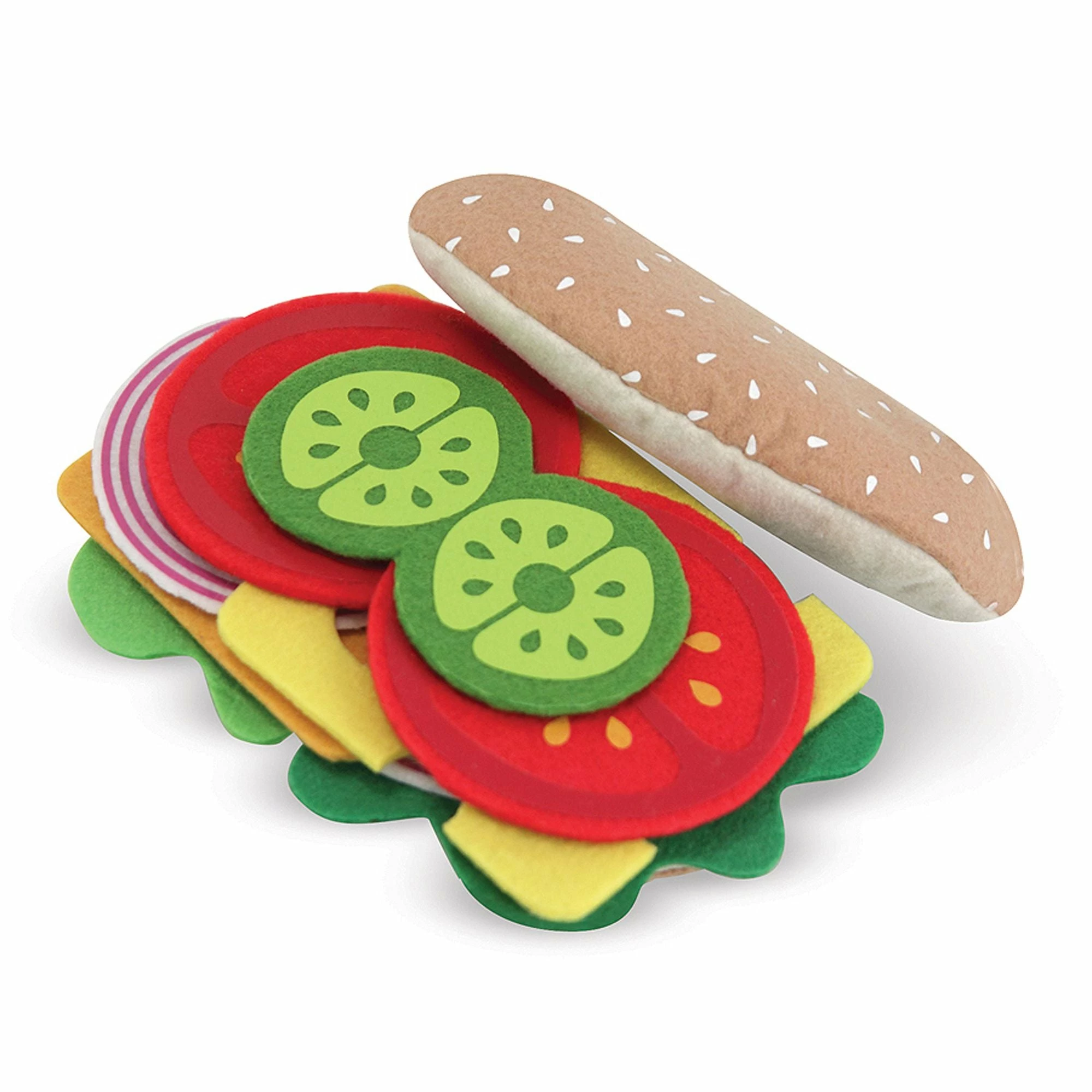 Melissa & Doug Felt Food Sandwich Set - Image 6