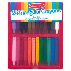 Melissa & Doug Triangular Crayon Set - 24pc