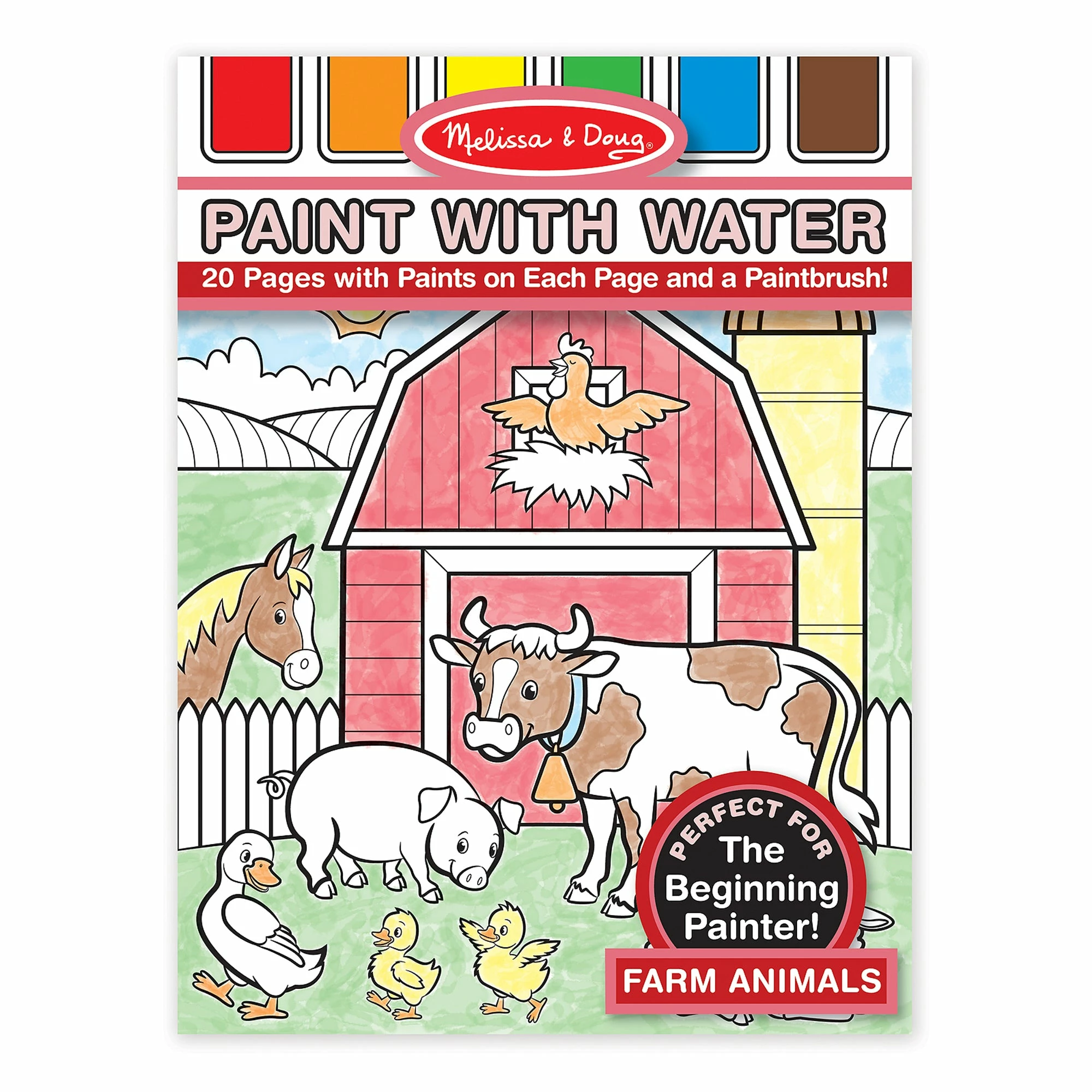 Melissa & Doug Paint With Water - Farm Animals