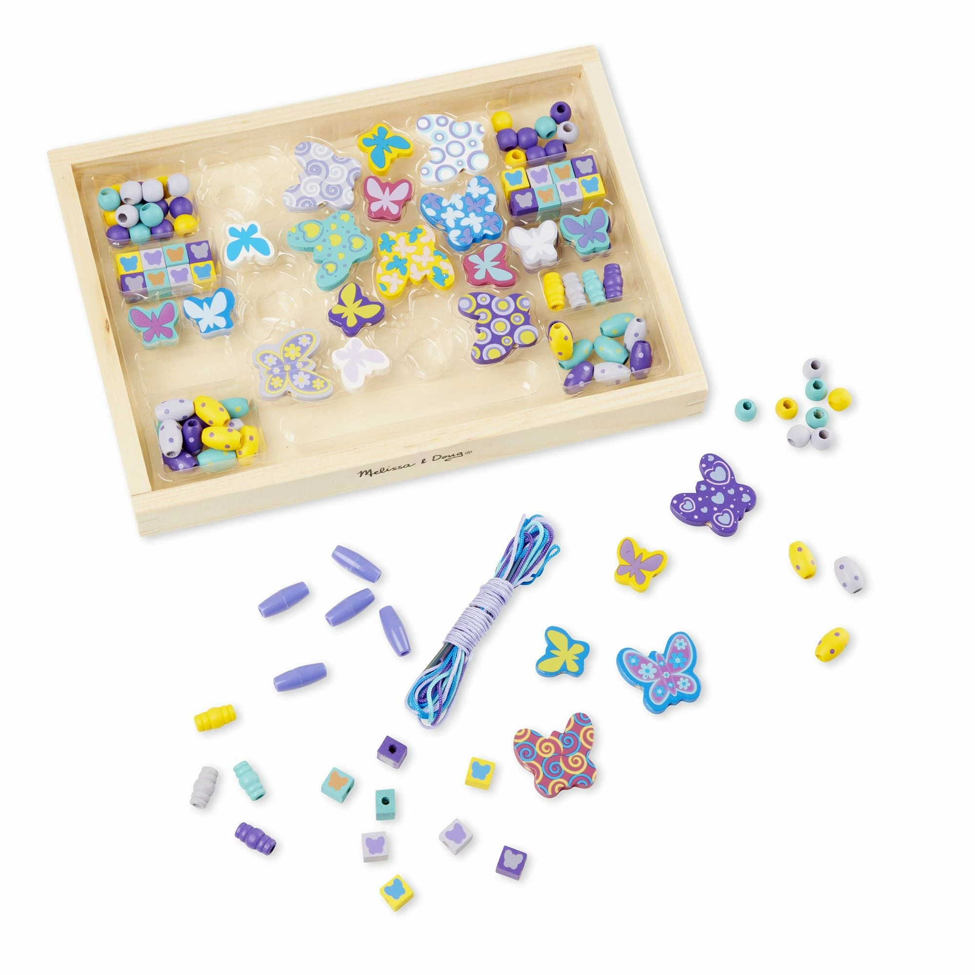 Melissa & Doug Butterfly Friends Bead Set - Image 5