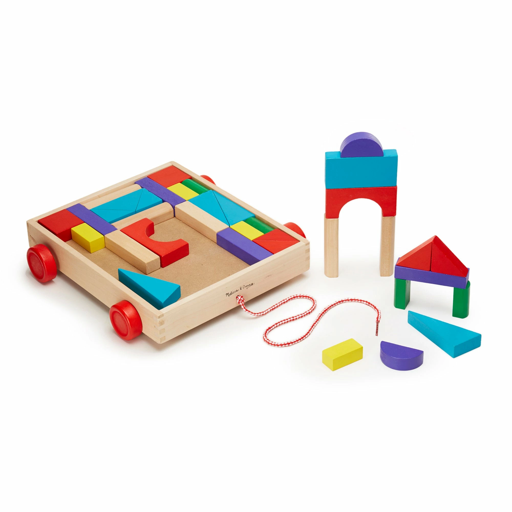 Melissa & Doug Unit Blocks Cart - Image 4