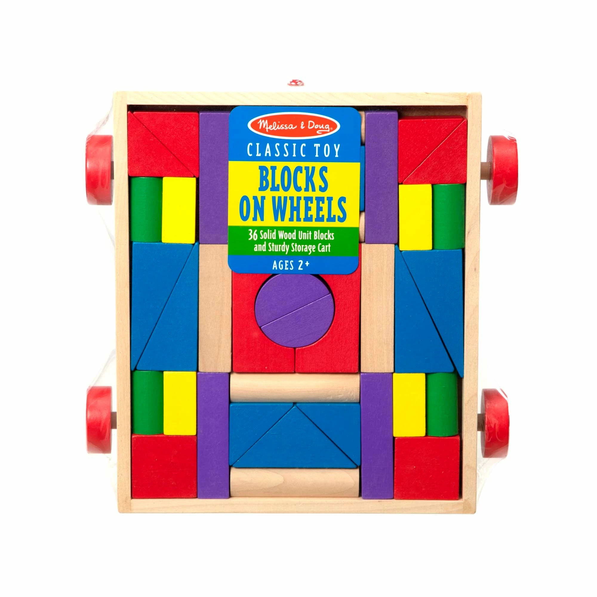 Melissa & Doug Unit Blocks Cart - Image 6