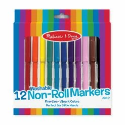 Melissa & Doug Non-Roll Markers
