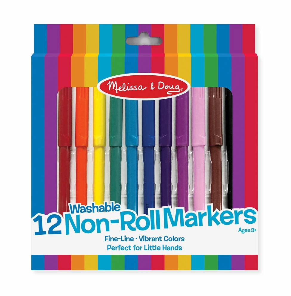 Melissa & Doug Non-Roll Markers