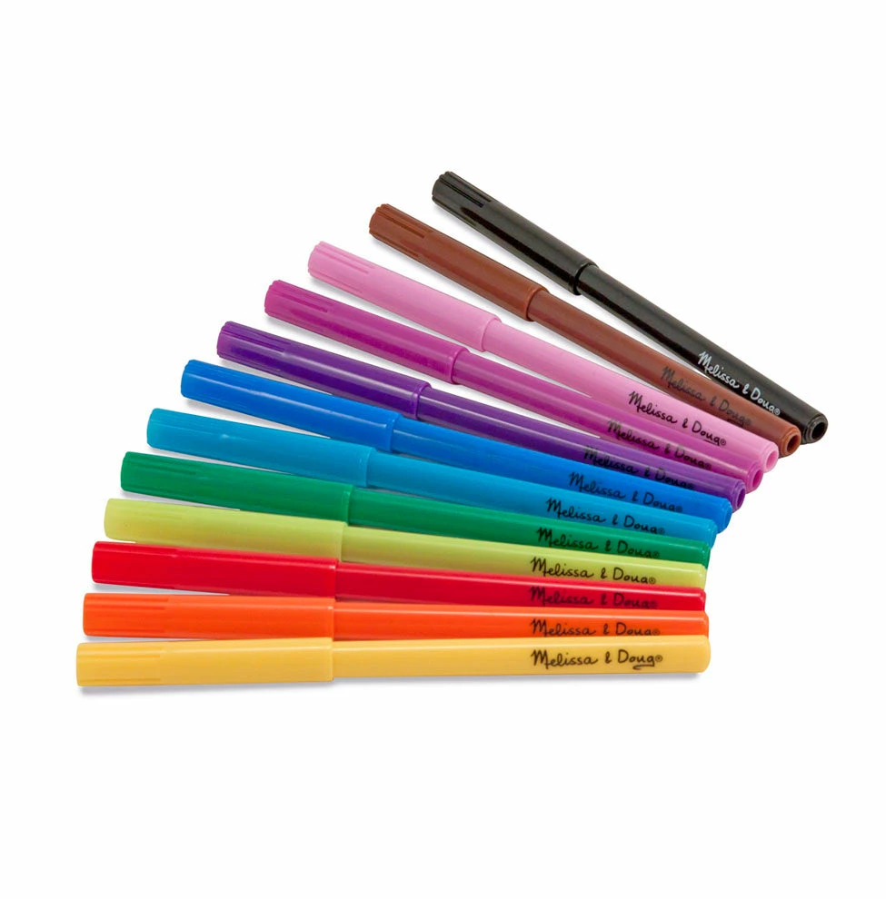 Melissa & Doug Non-Roll Markers - Image 2