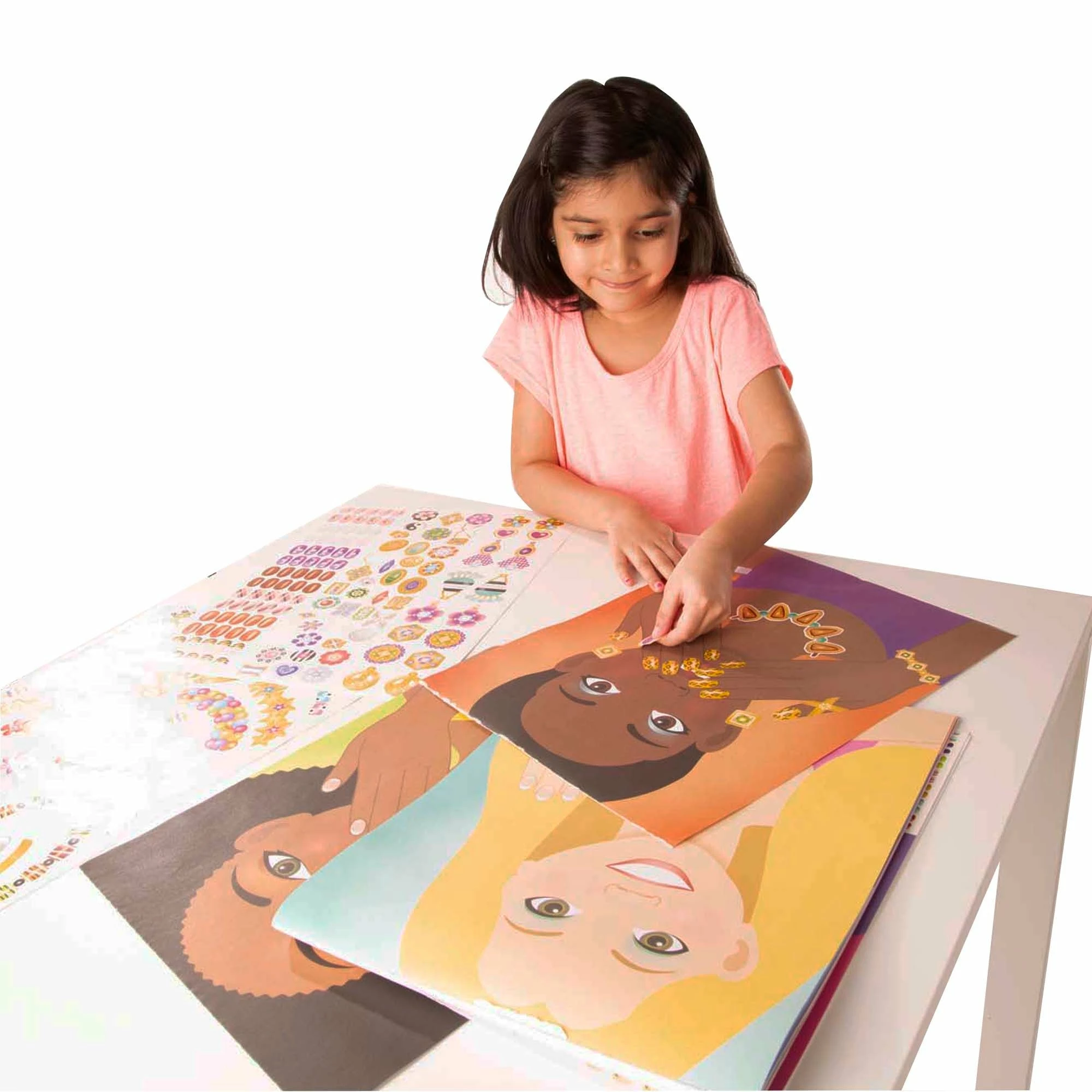 Melissa & Doug Jewelry & Nails Glitter Collection Sticker Pad - Image 2