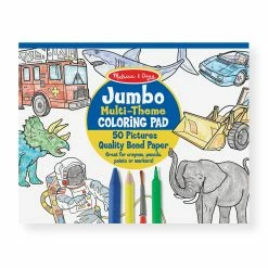Melissa & Doug Jumbo Coloring Pad - Blue 11" X 14"
