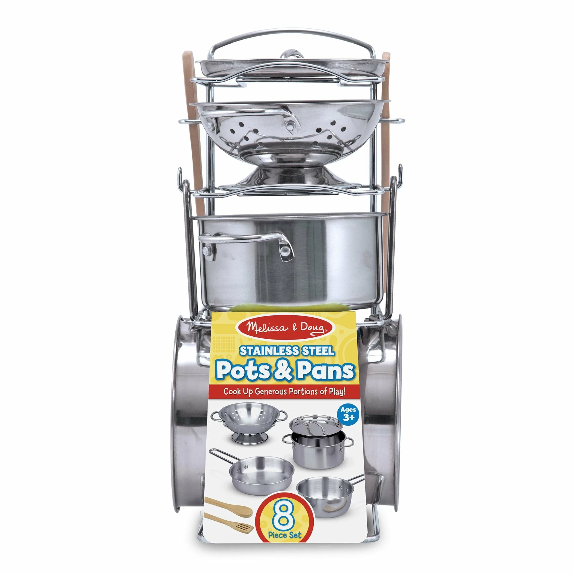 Melissa & Doug Let's Play House! Pots & Pans Set - Image 4