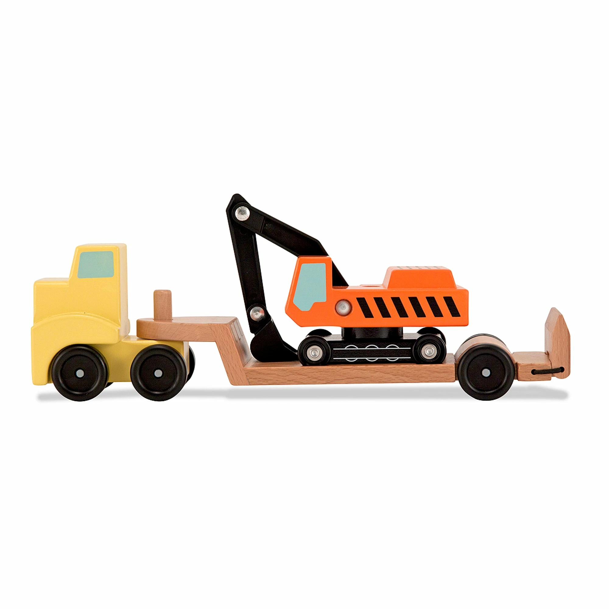 Melissa & Doug Trailer & Excavator