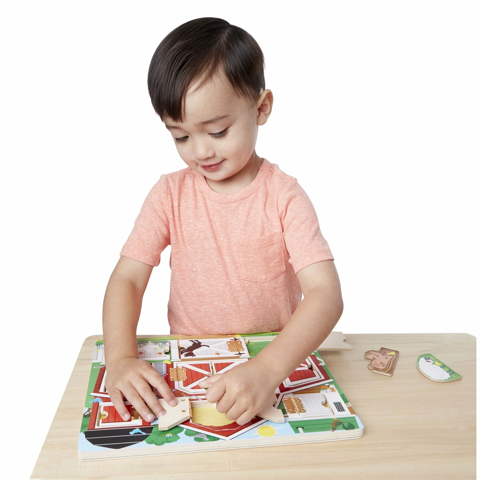 Melissa & Doug Magnetic Farm Hide & Seek Board - Image 3