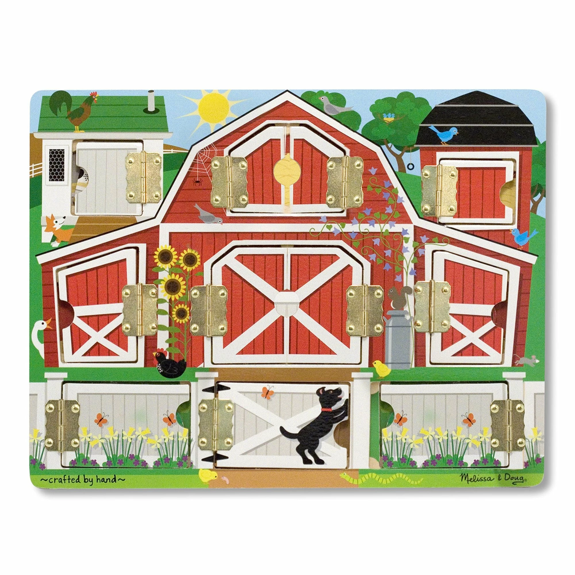 Melissa & Doug Magnetic Farm Hide & Seek Board - Image 4