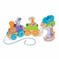 Melissa & Doug Rocking Farm Animals Pull Train