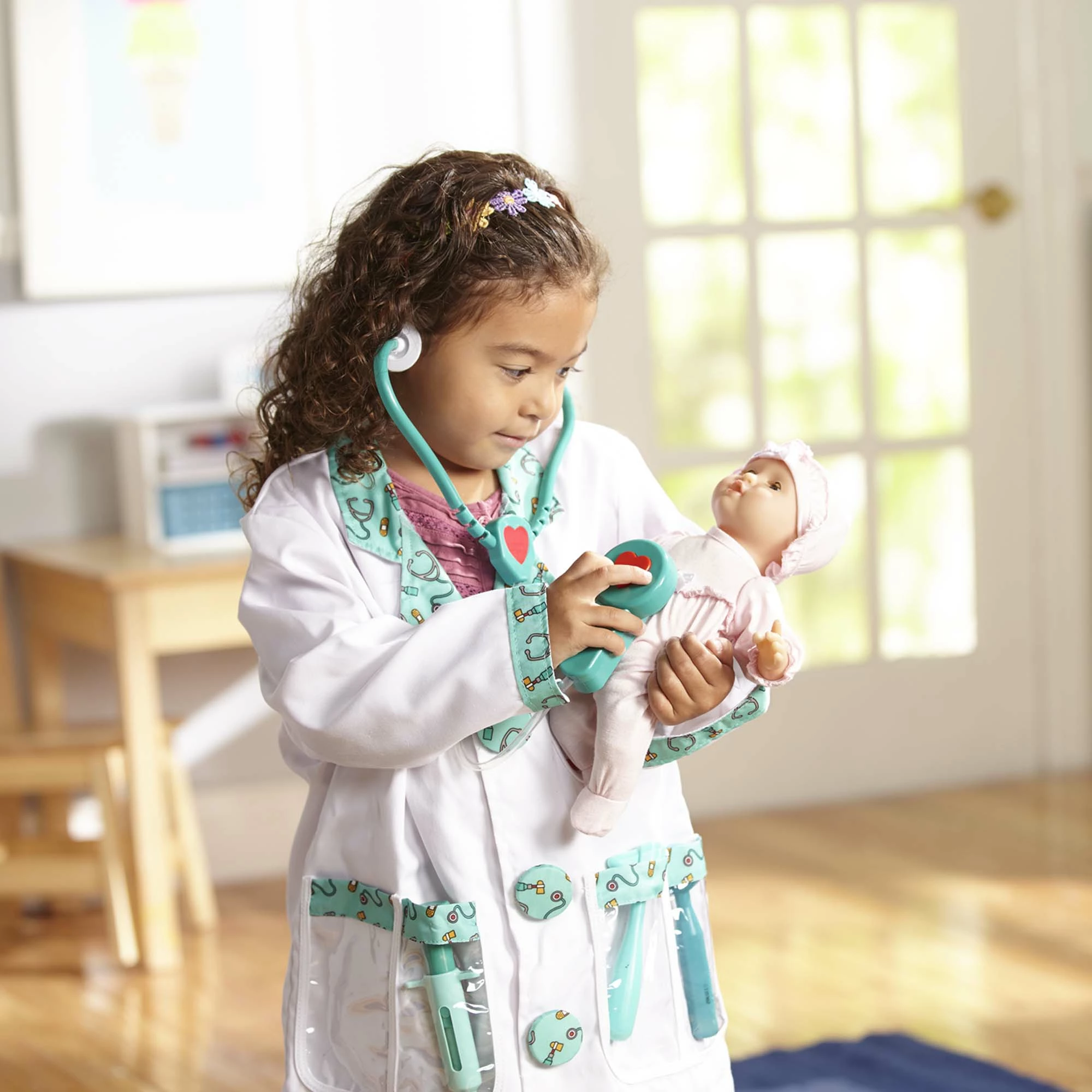 Melissa & Doug Doctor Role Play Costume Set - Image 3