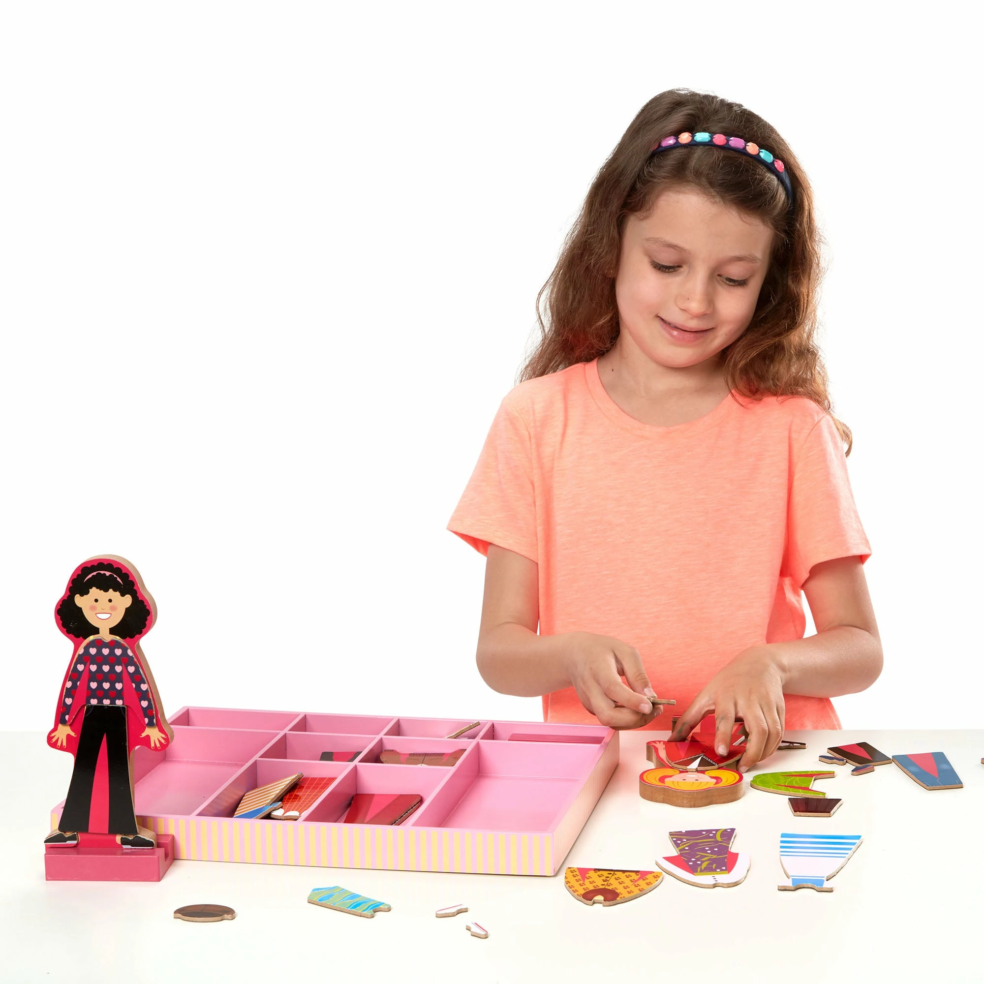 Melissa & Doug Abby & Emma Magnetic Dress-Up - Image 5