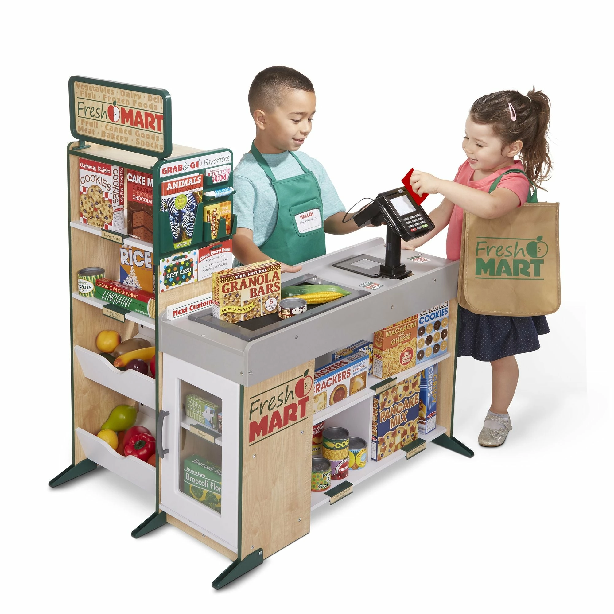 Melissa & Doug Fresh Mart Grocery Store Companion Collection - Image 7