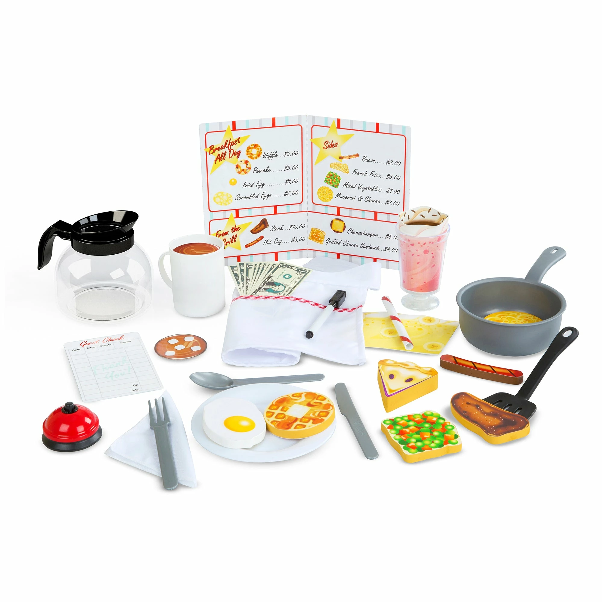 Melissa & Doug Star Diner Restaurant Play Set - Image 13