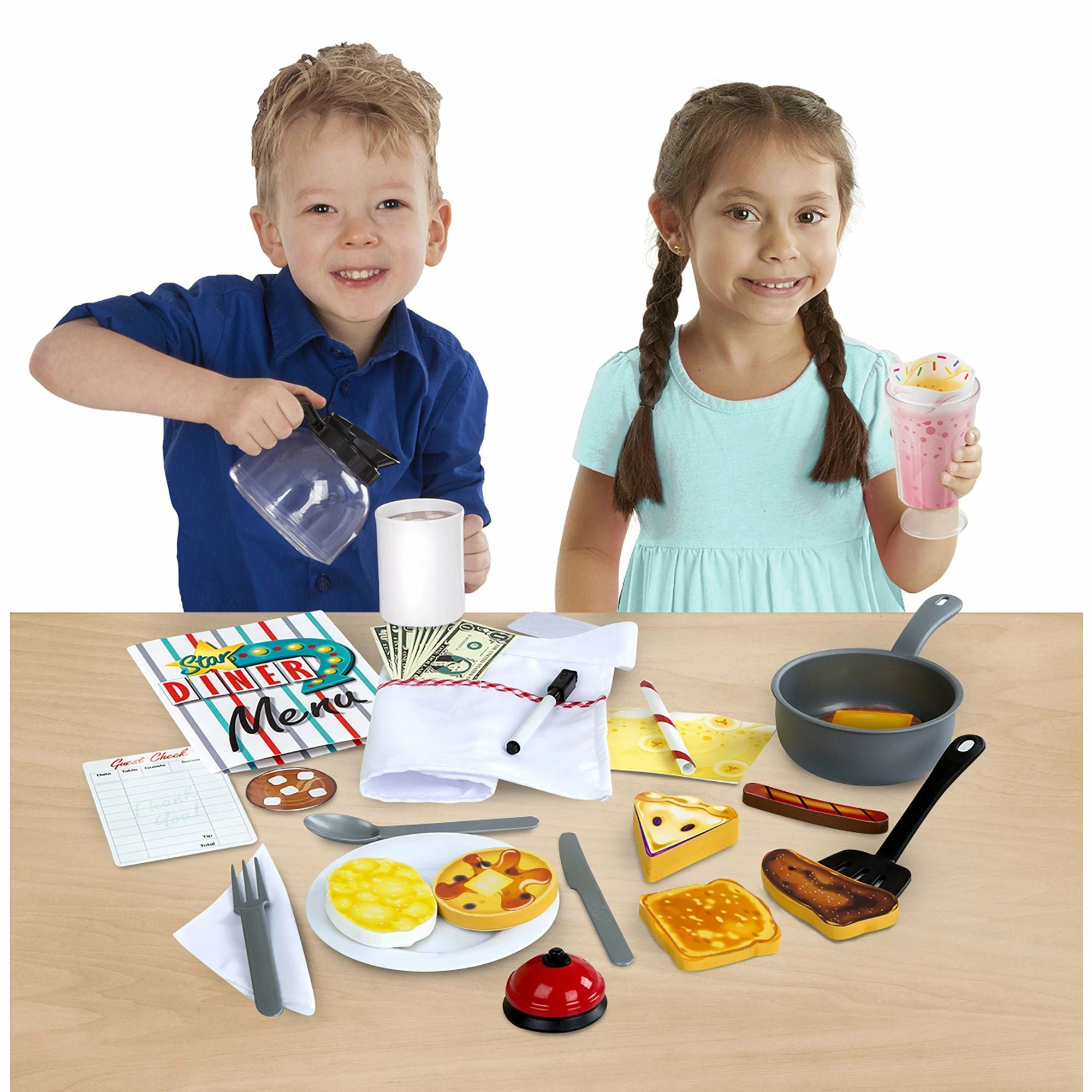 Melissa & Doug Star Diner Restaurant Play Set - Image 14