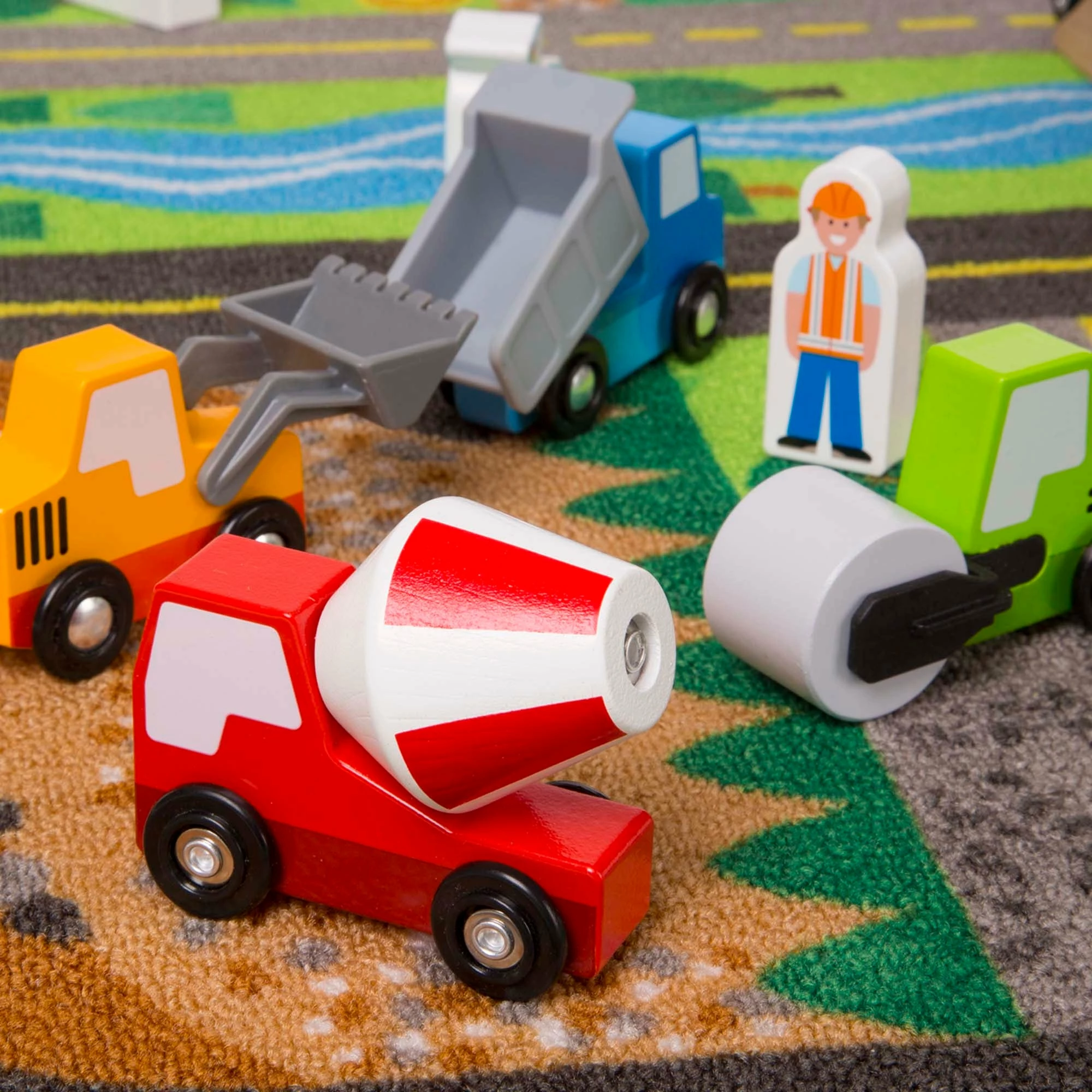 Melissa & Doug Deluxe Road Rug Play Set - Image 5