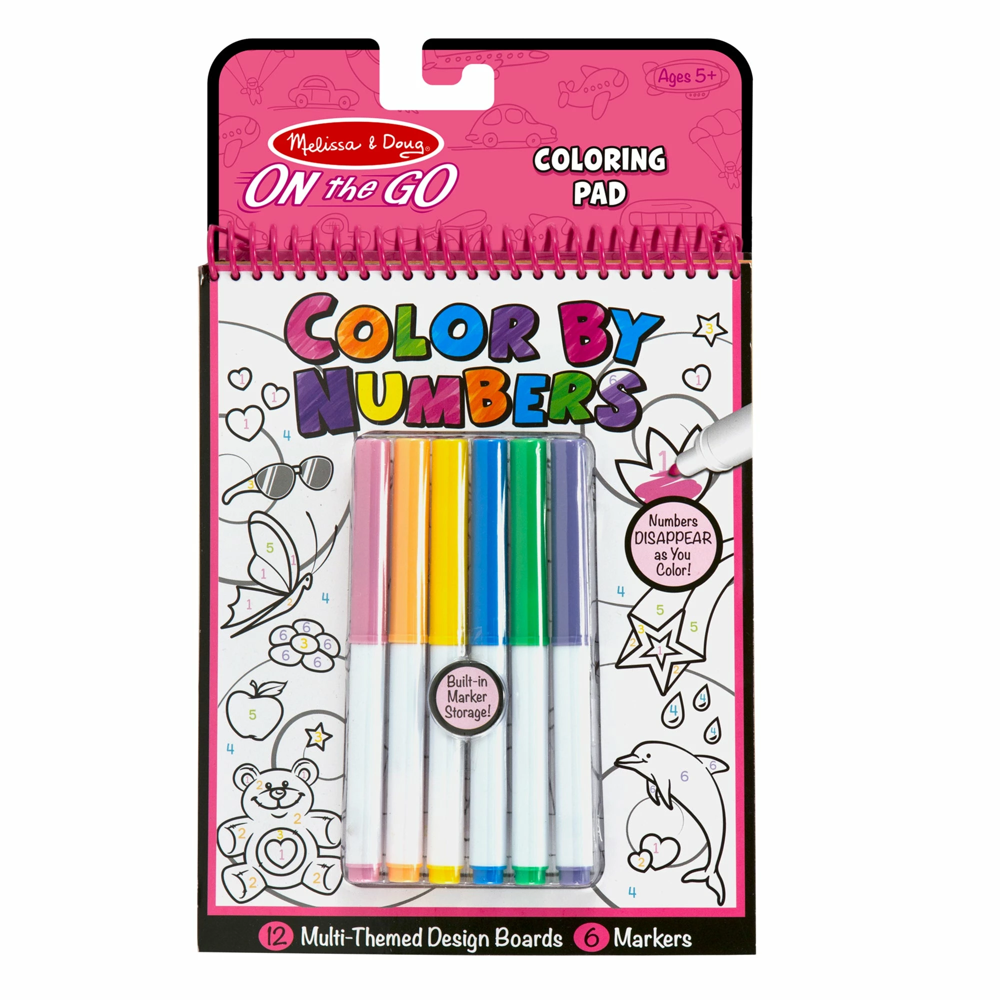 Melissa & Doug Color By Numbers - Pink