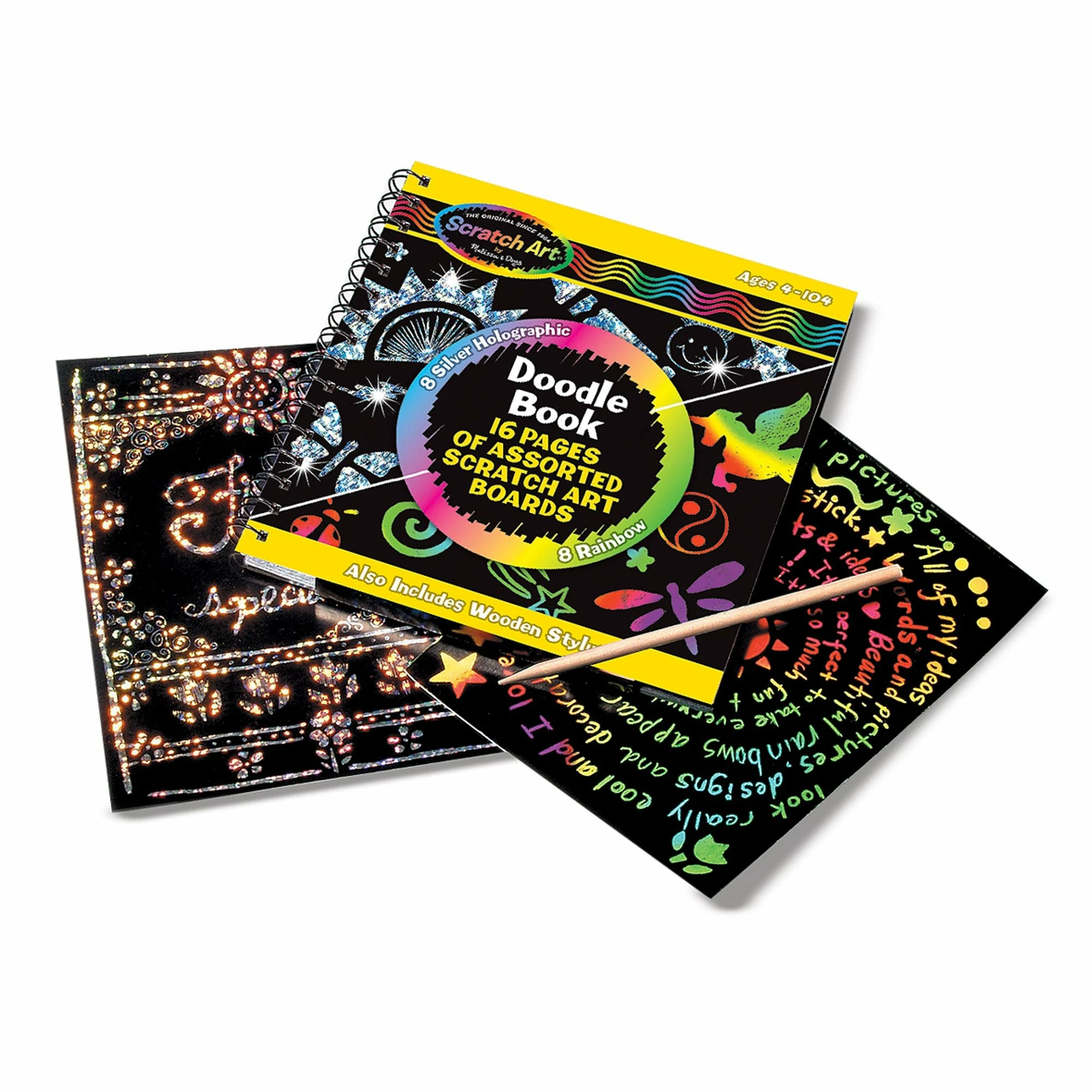 Melissa & Doug Scratch Art Doodle Pad - Image 2