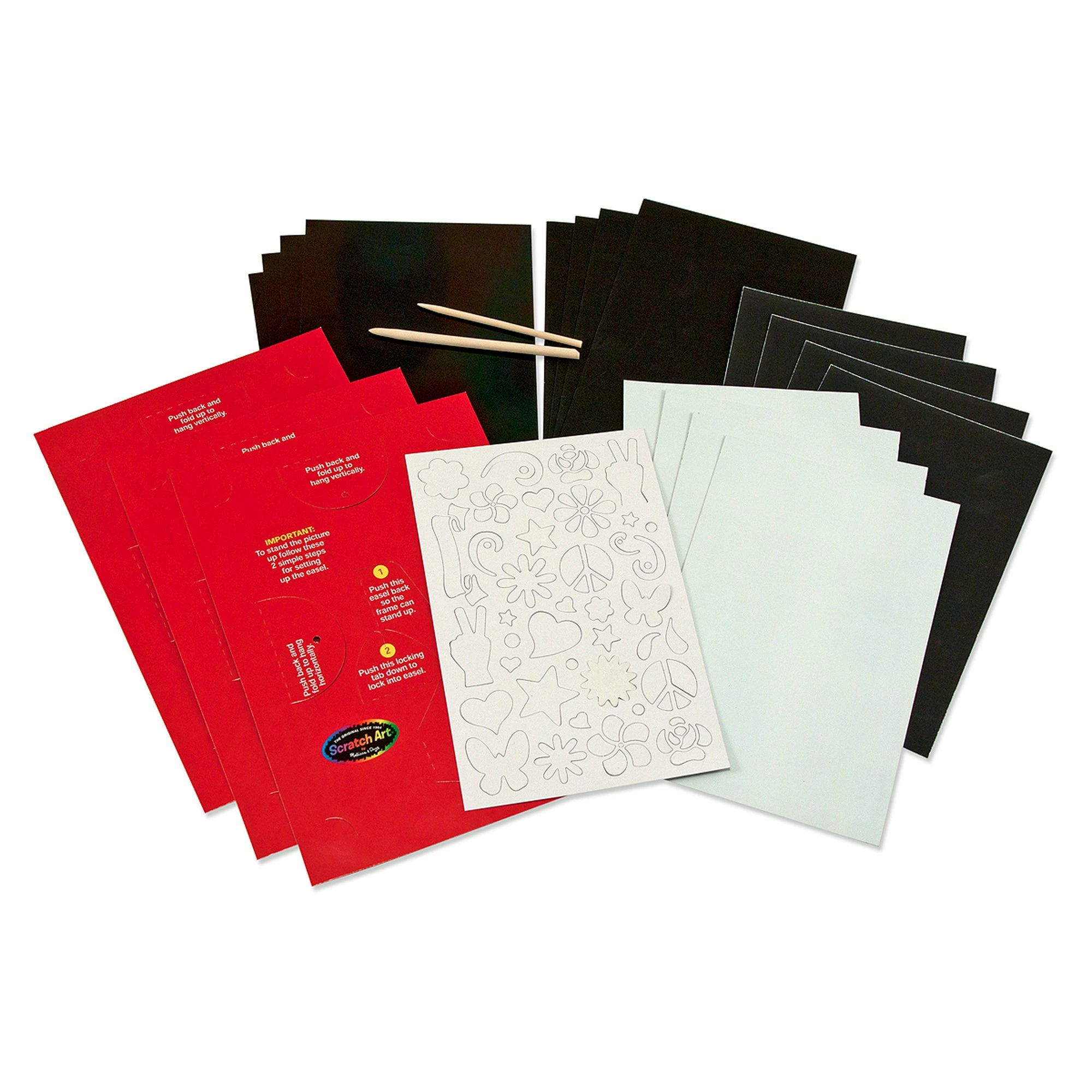 Melissa & Doug Deluxe Combo Scratch Art Set - Image 4