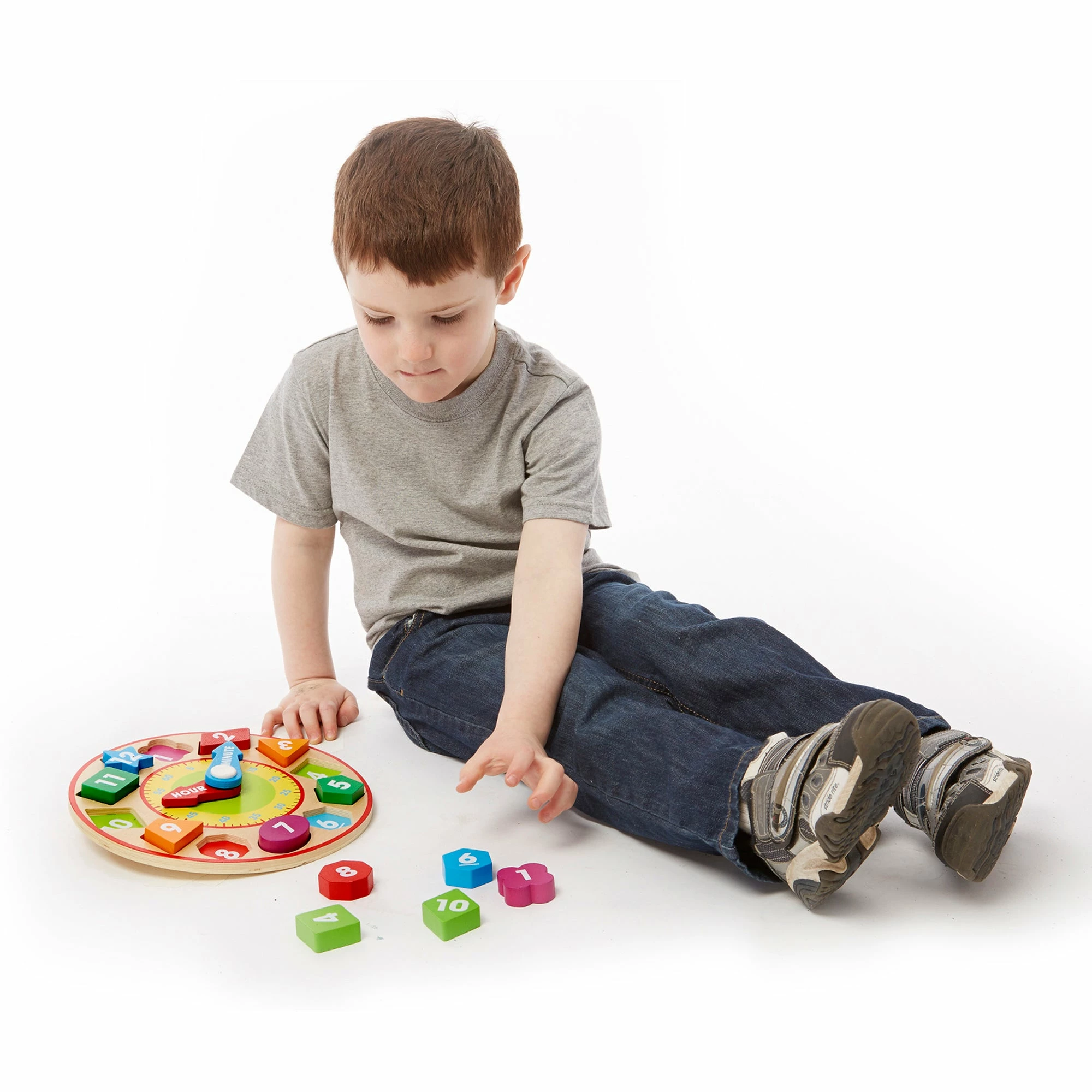 Melissa & Doug Shape Sorting Clock - Image 4