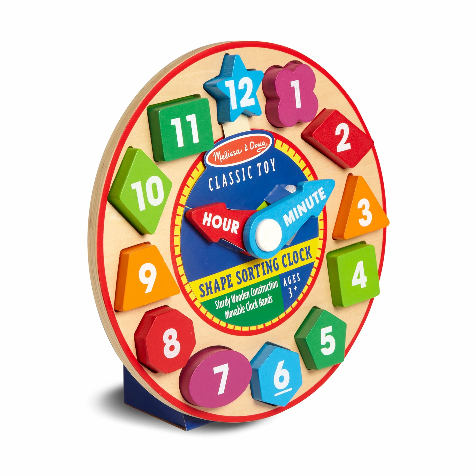 Melissa & Doug Shape Sorting Clock - Image 5