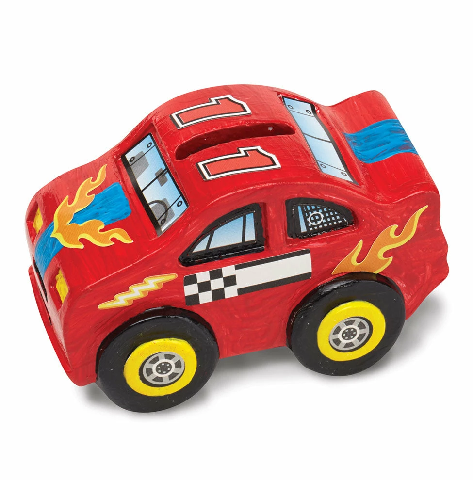 Melissa & Doug Race Car Bank - DYO - Image 4