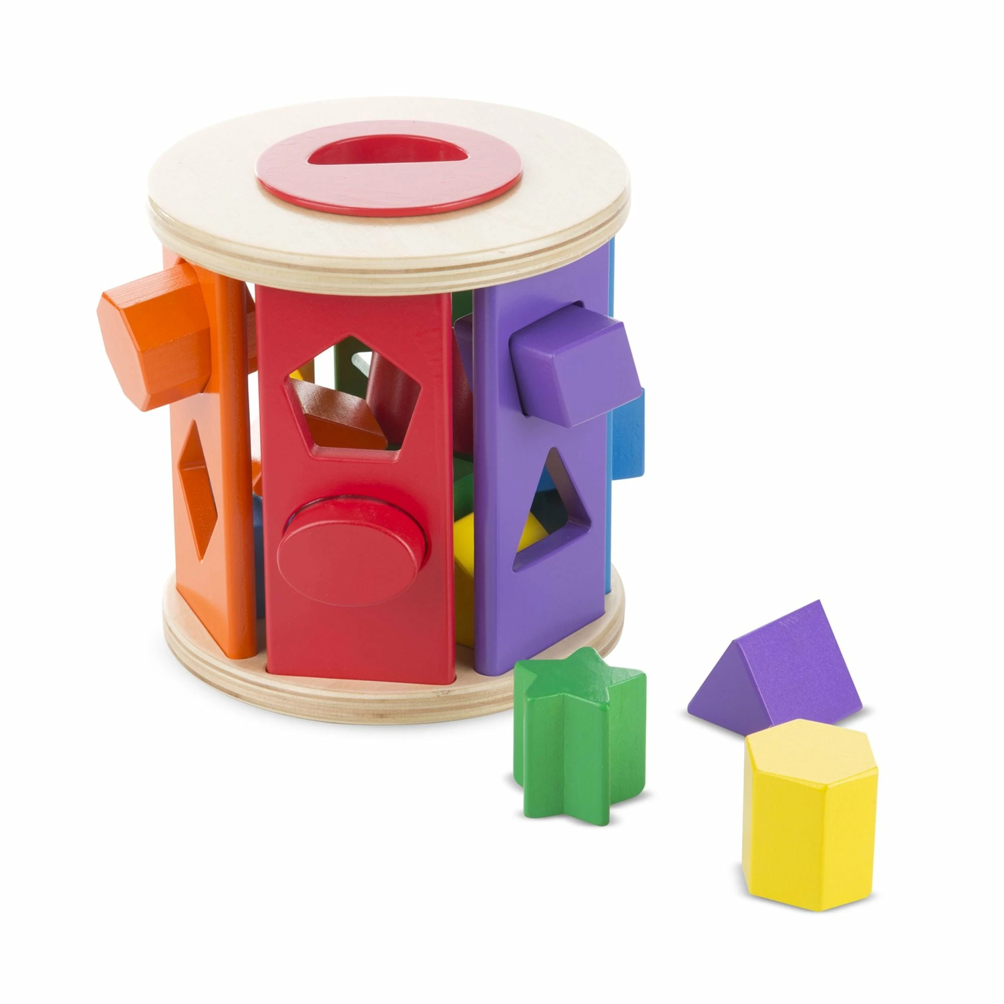 Melissa & Doug Match & Roll Shape Sorter - Image 3