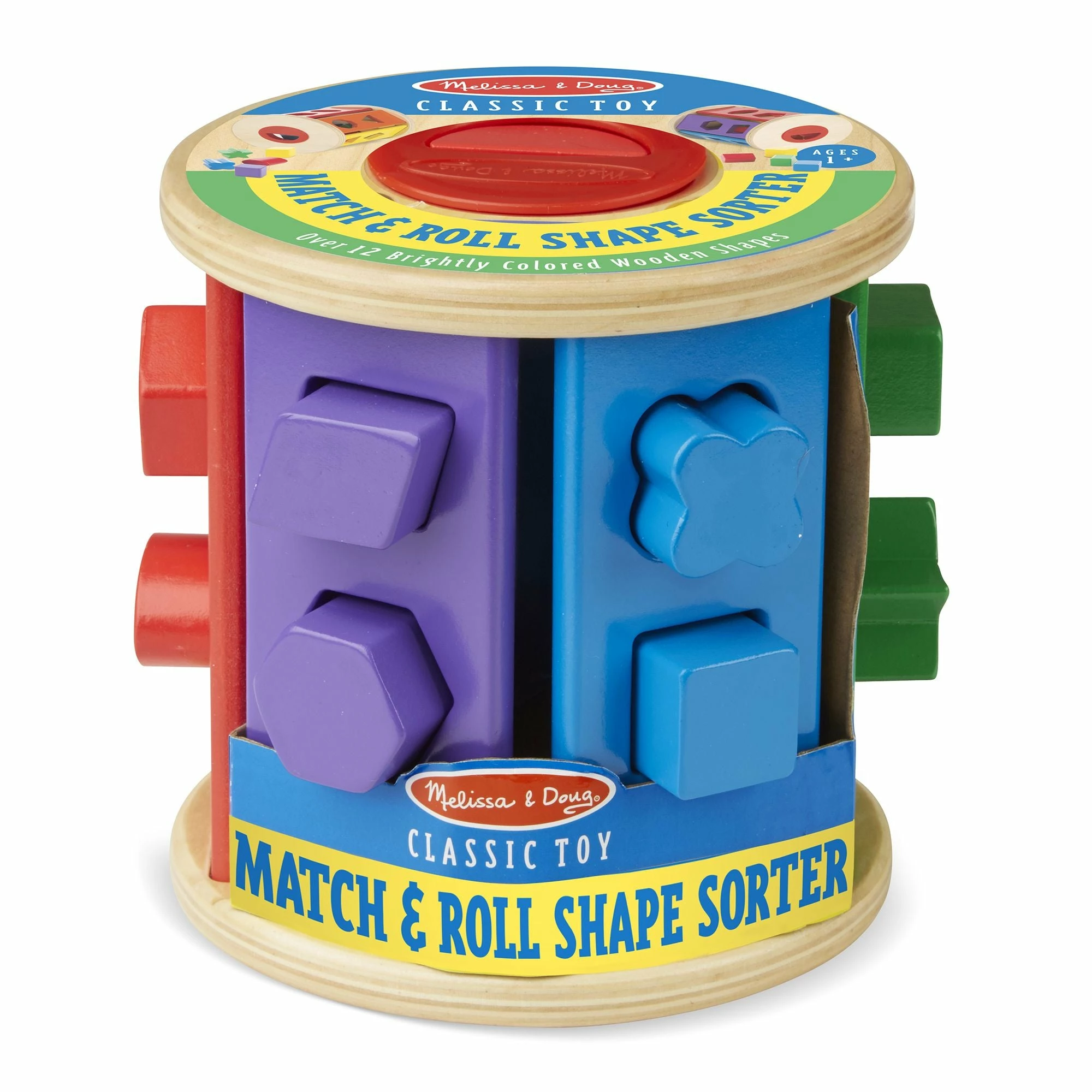 Melissa & Doug Match & Roll Shape Sorter - Image 4