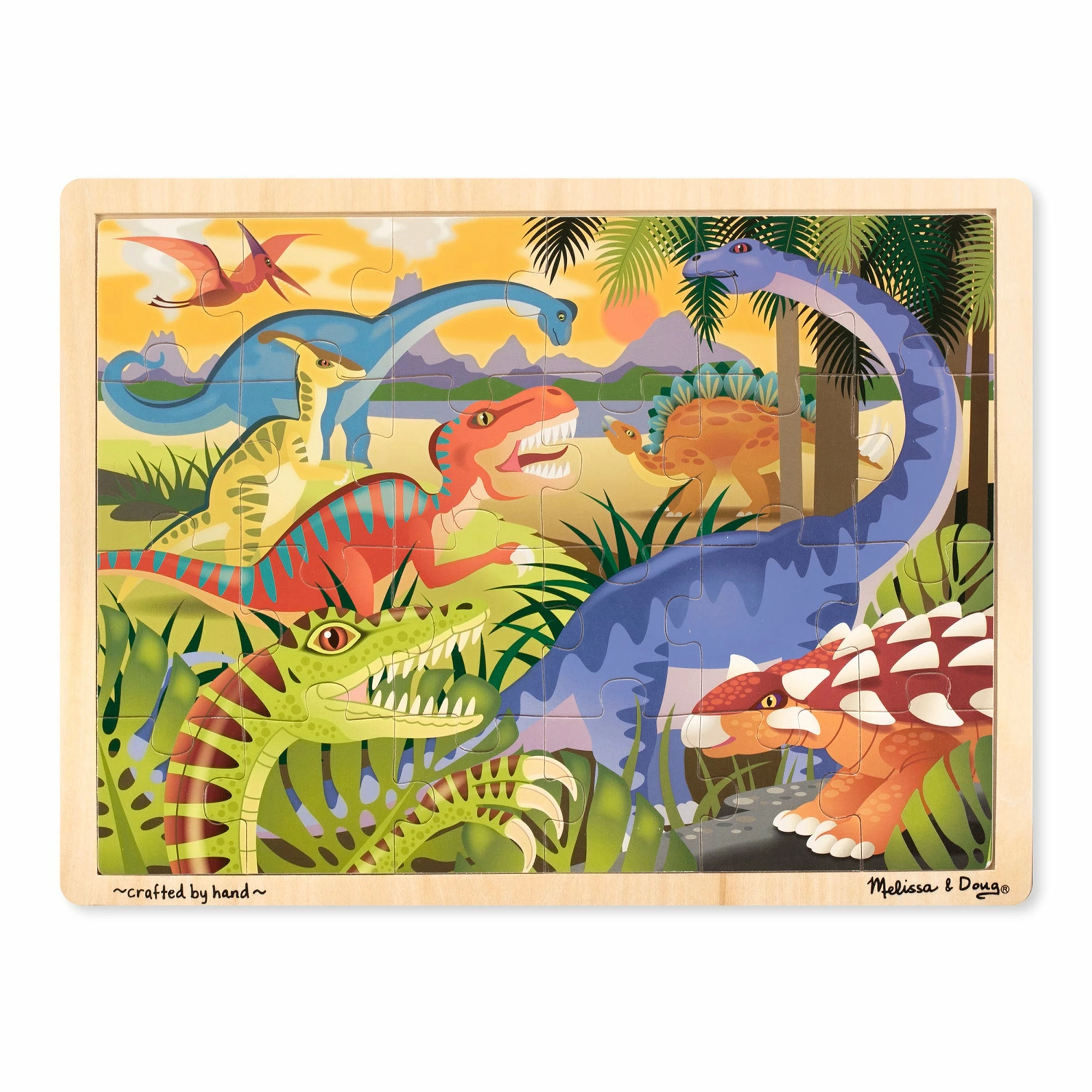 Melissa & Doug Dinosaur Jigsaw Puzzle - 24pc