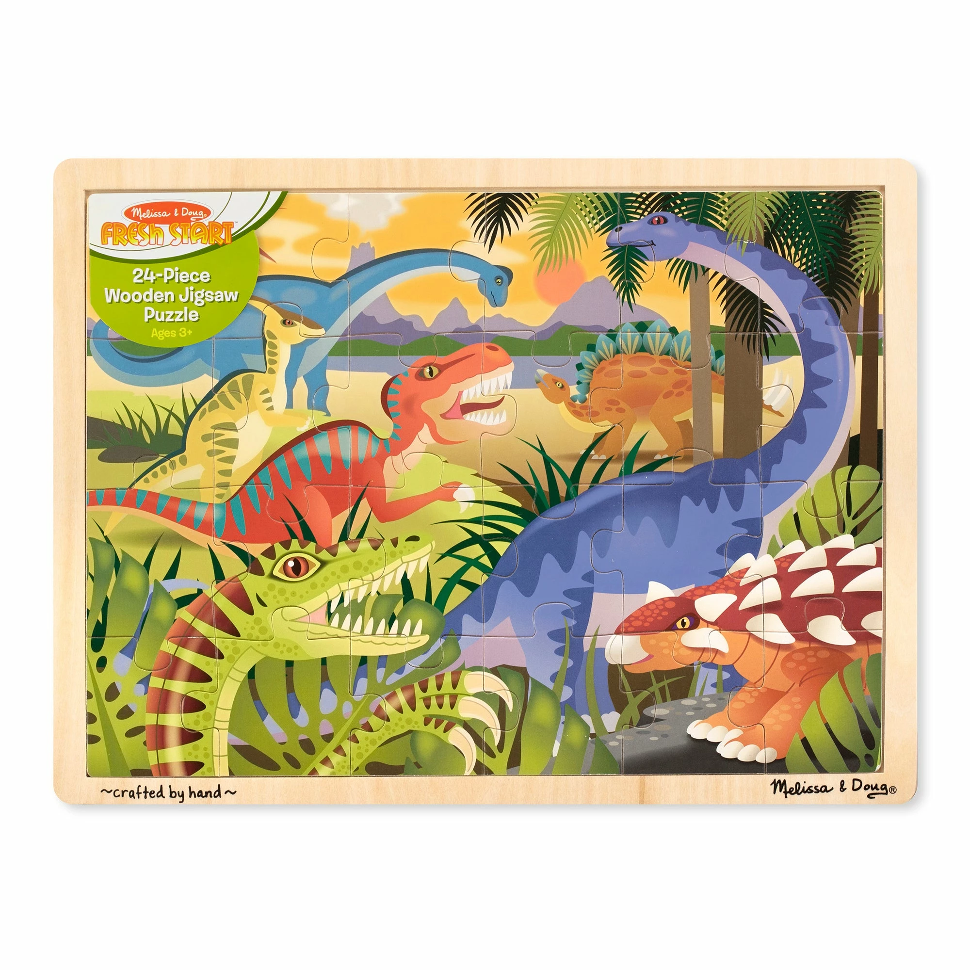 Melissa & Doug Dinosaur Jigsaw Puzzle - 24pc - Image 4