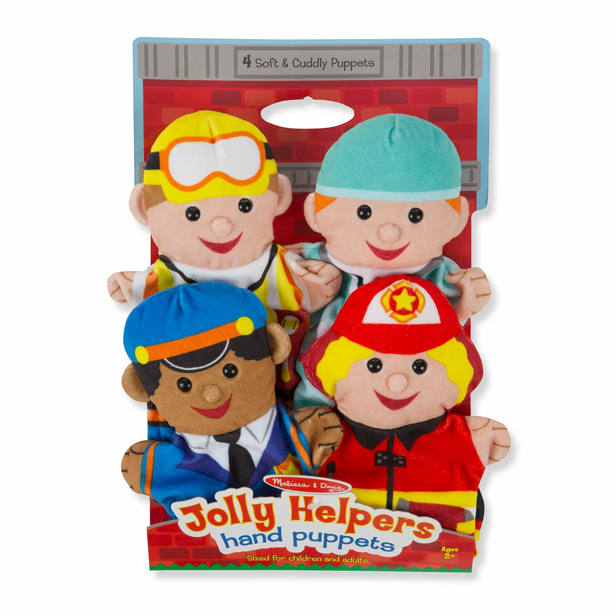 Melissa & Doug Jolly Helpers Hand Puppets