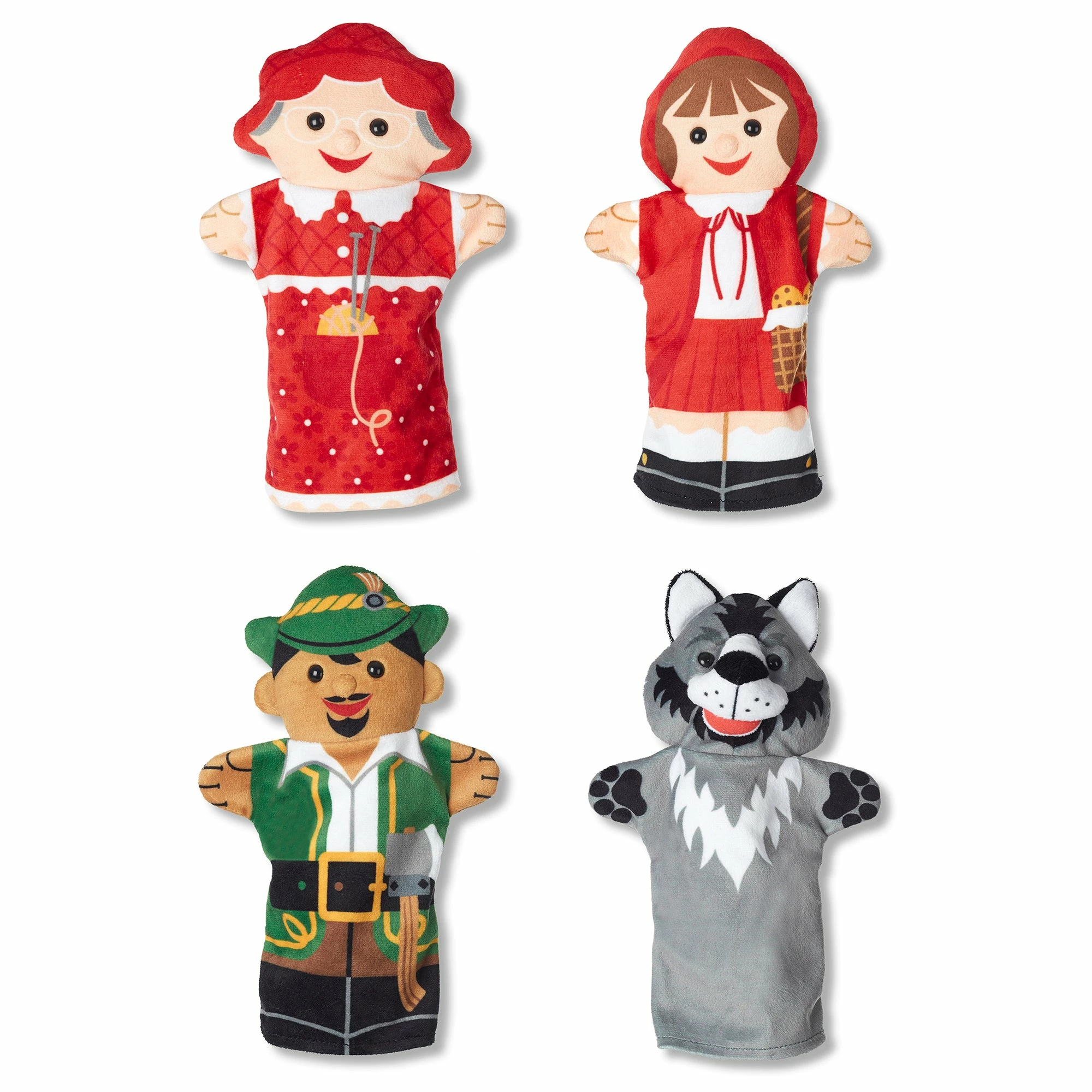 Melissa & Doug Fairy Tale Time Hand Puppets - Little Red Riding Hood - Image 3