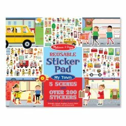 Melissa & Doug Reusable Sticker Pad - My Town