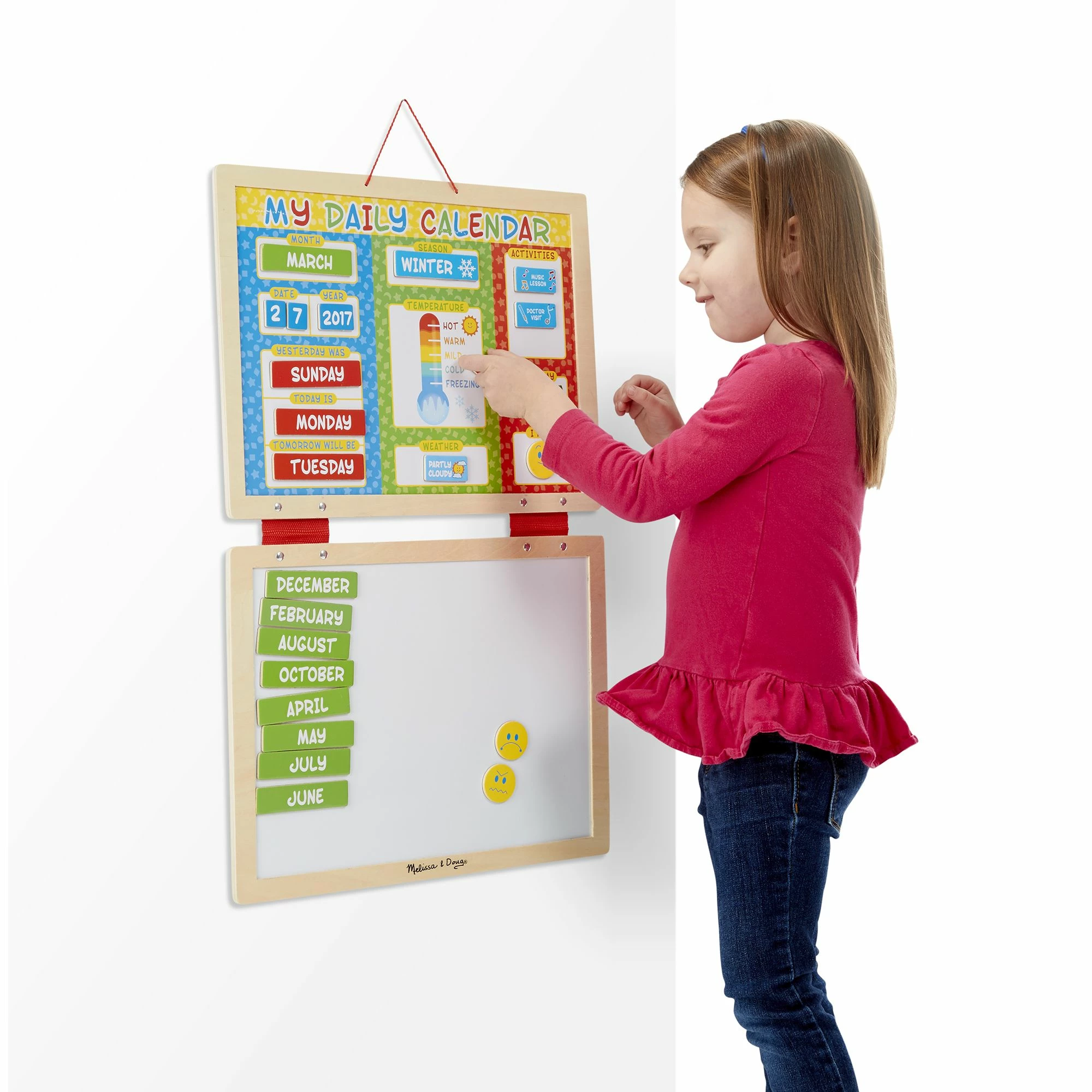 Melissa & Doug My First Daily Magnetic Calendar - Image 3
