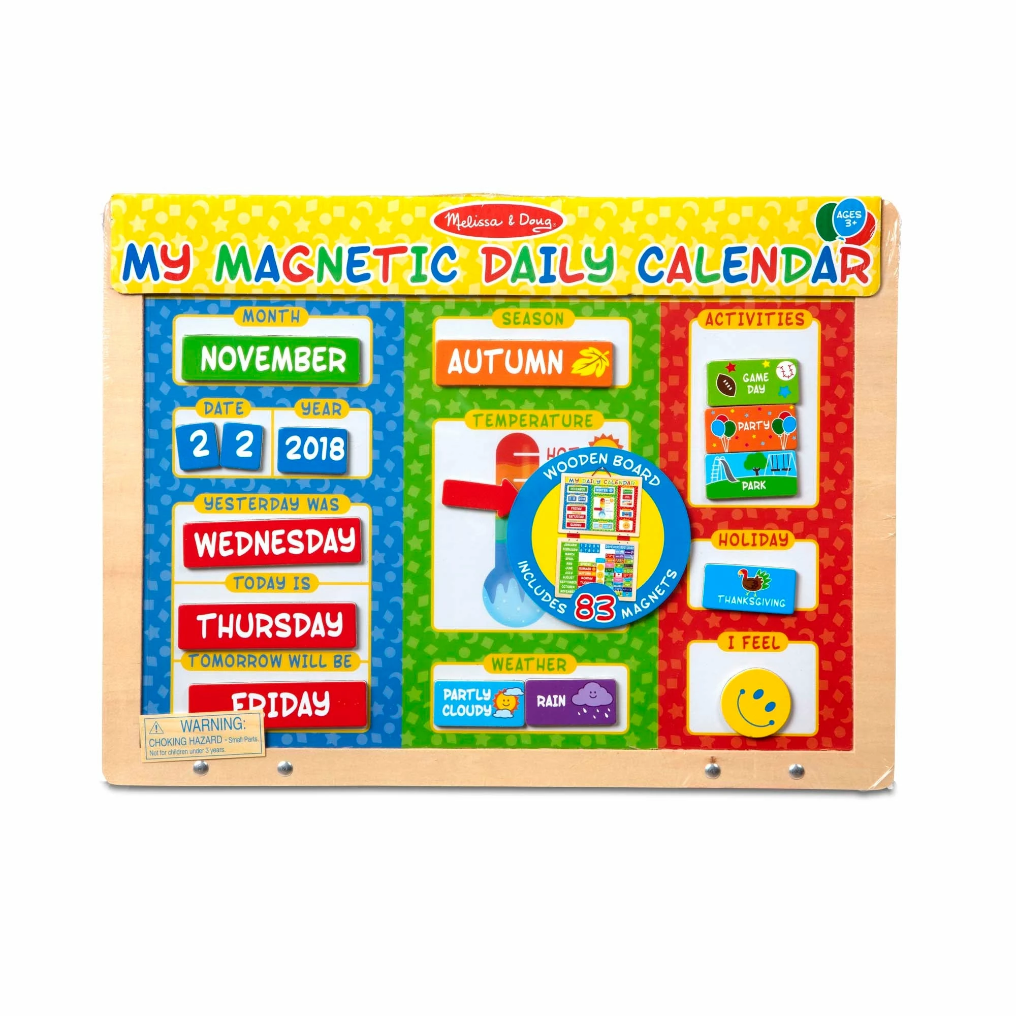 Melissa & Doug My First Daily Magnetic Calendar - Image 5