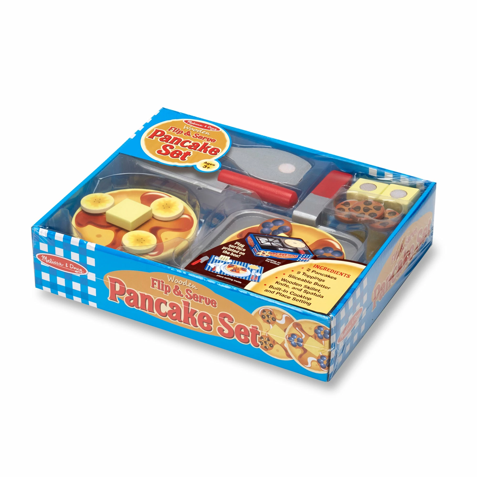 Melissa & Doug Wooden Flip & Serve Pancake Set - Image 6