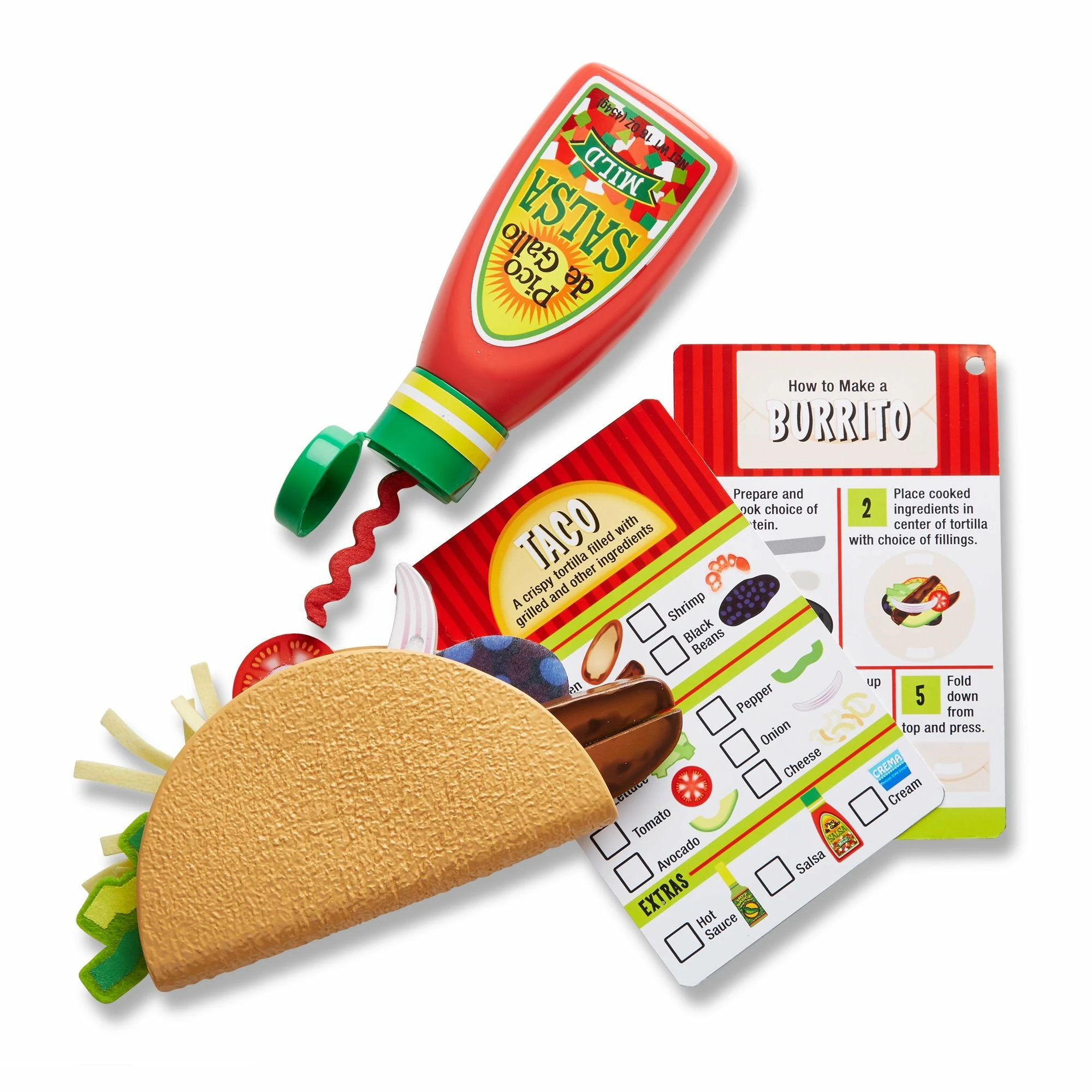 Melissa & Doug Fill & Fold Taco & Tortilla Set - Image 4