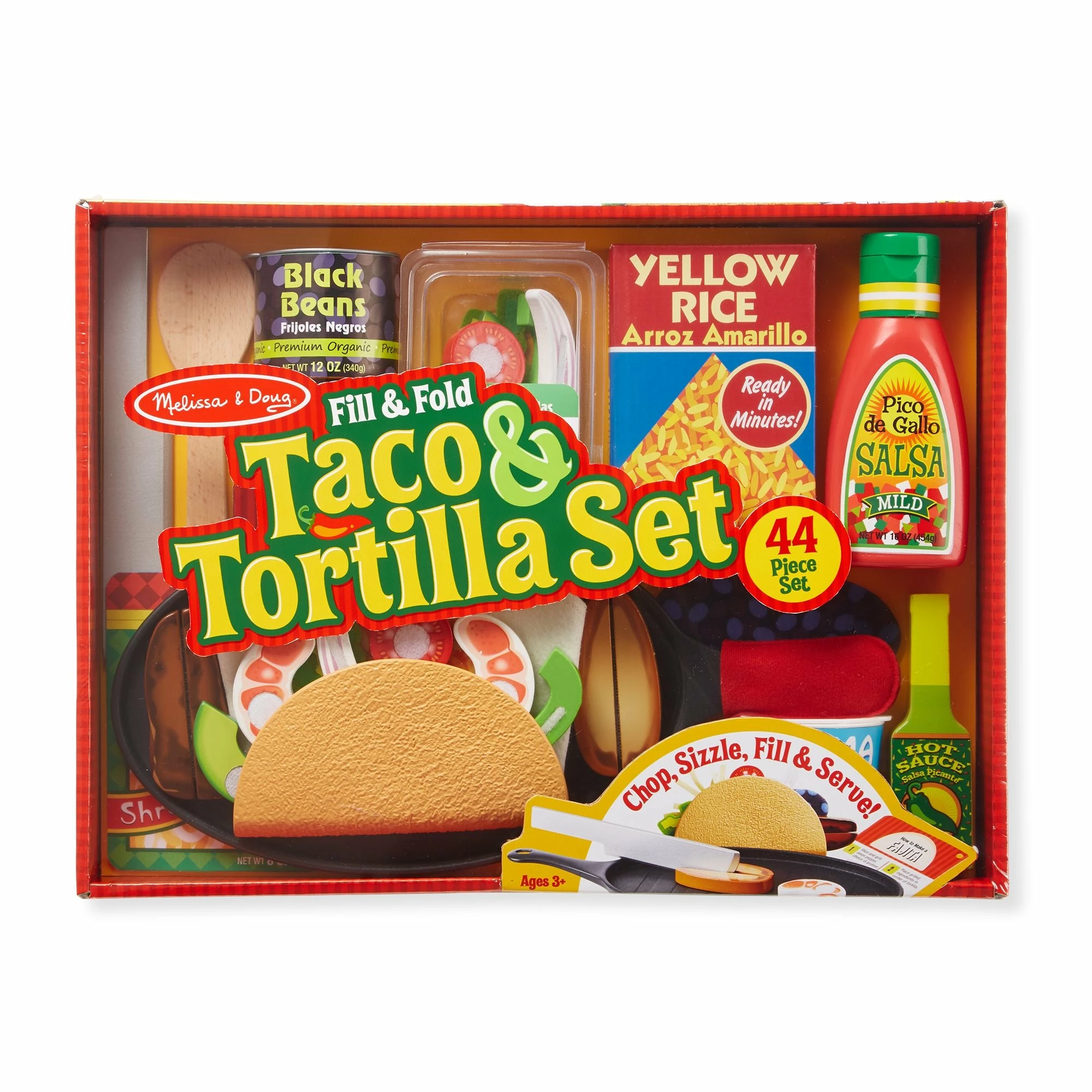 Melissa & Doug Fill & Fold Taco & Tortilla Set - Image 7