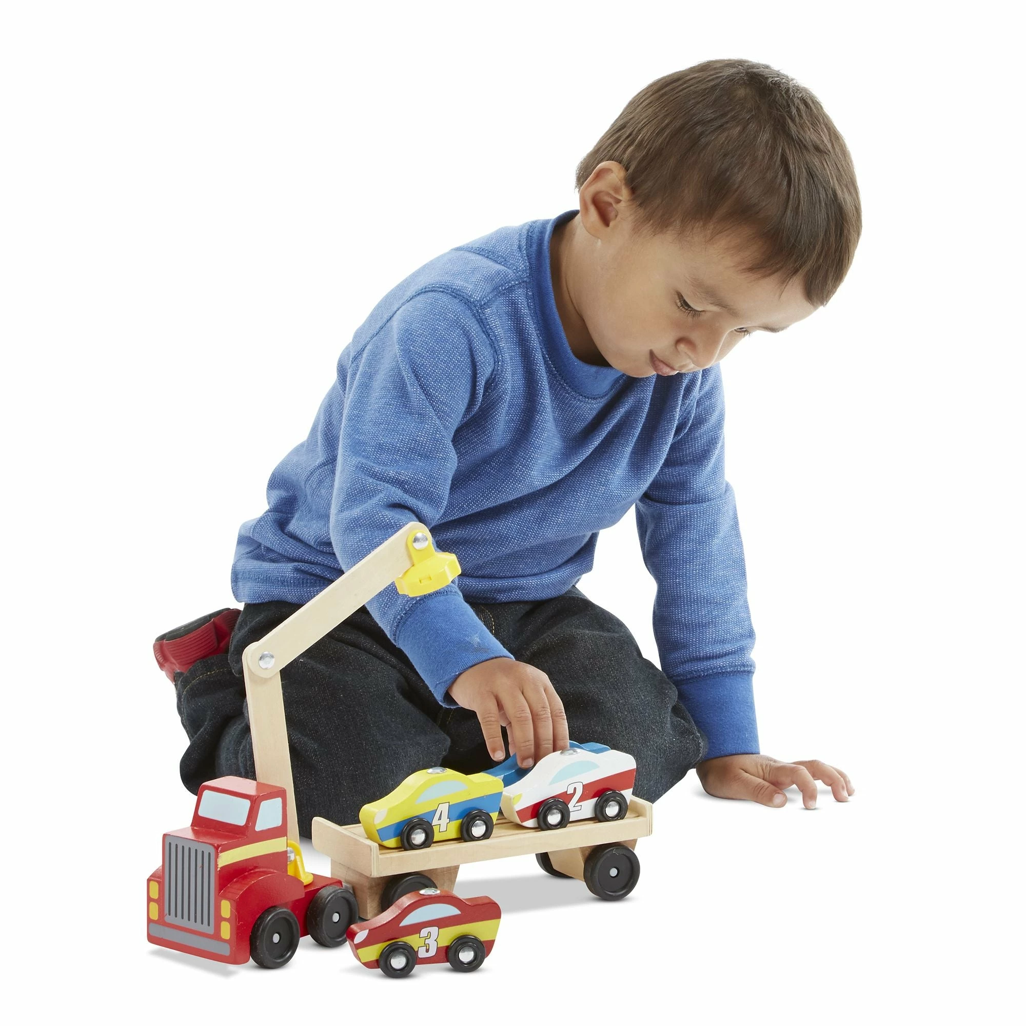 Melissa & Doug Magnetic Car Loader - Image 6
