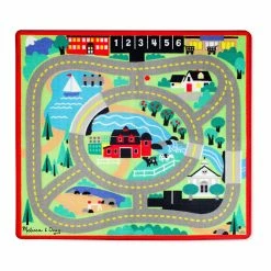 Melissa & Doug Round The Town Road Rug