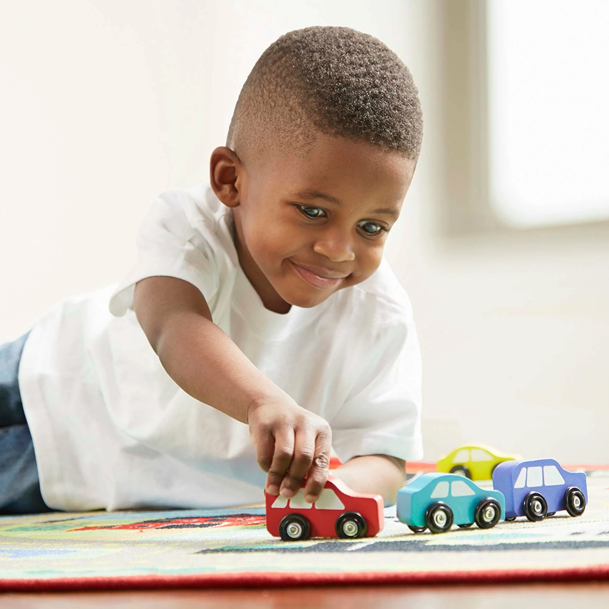 Melissa & Doug Round The Town Road Rug - Image 2