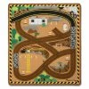 Melissa & Doug Round The Site Construction Truck Rug