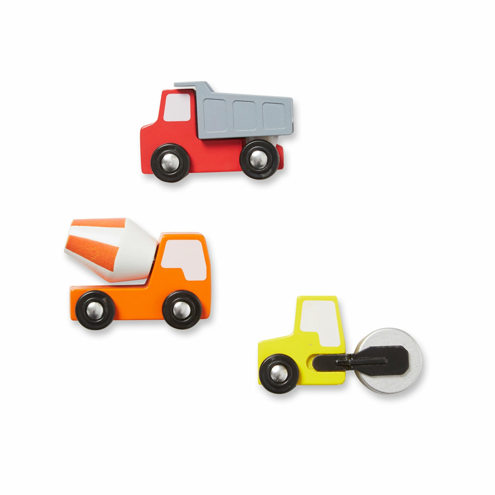 Melissa & Doug Round The Site Construction Truck Rug - Image 4